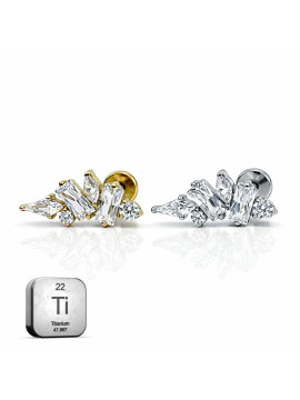 Titanium Baguette Cl...