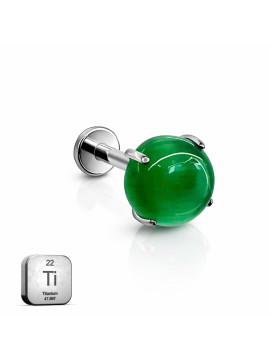 Green Cabochon Titan...
