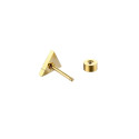 Surgical Steel External Threaded Men Triangle Studs