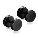 Surgical Steel External Threaded Men Round Dumbbell Studs