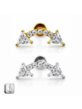 Titanium Curved CZ A...