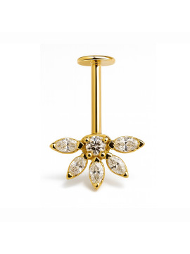 18K Yellow Gold Lab ...