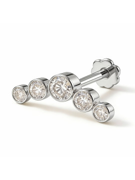 18K White Gold Bezel...