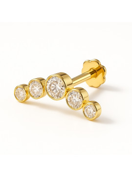 18K Yellow Gold Beze...