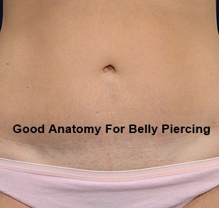 Good Anatomy For Belly Piercing