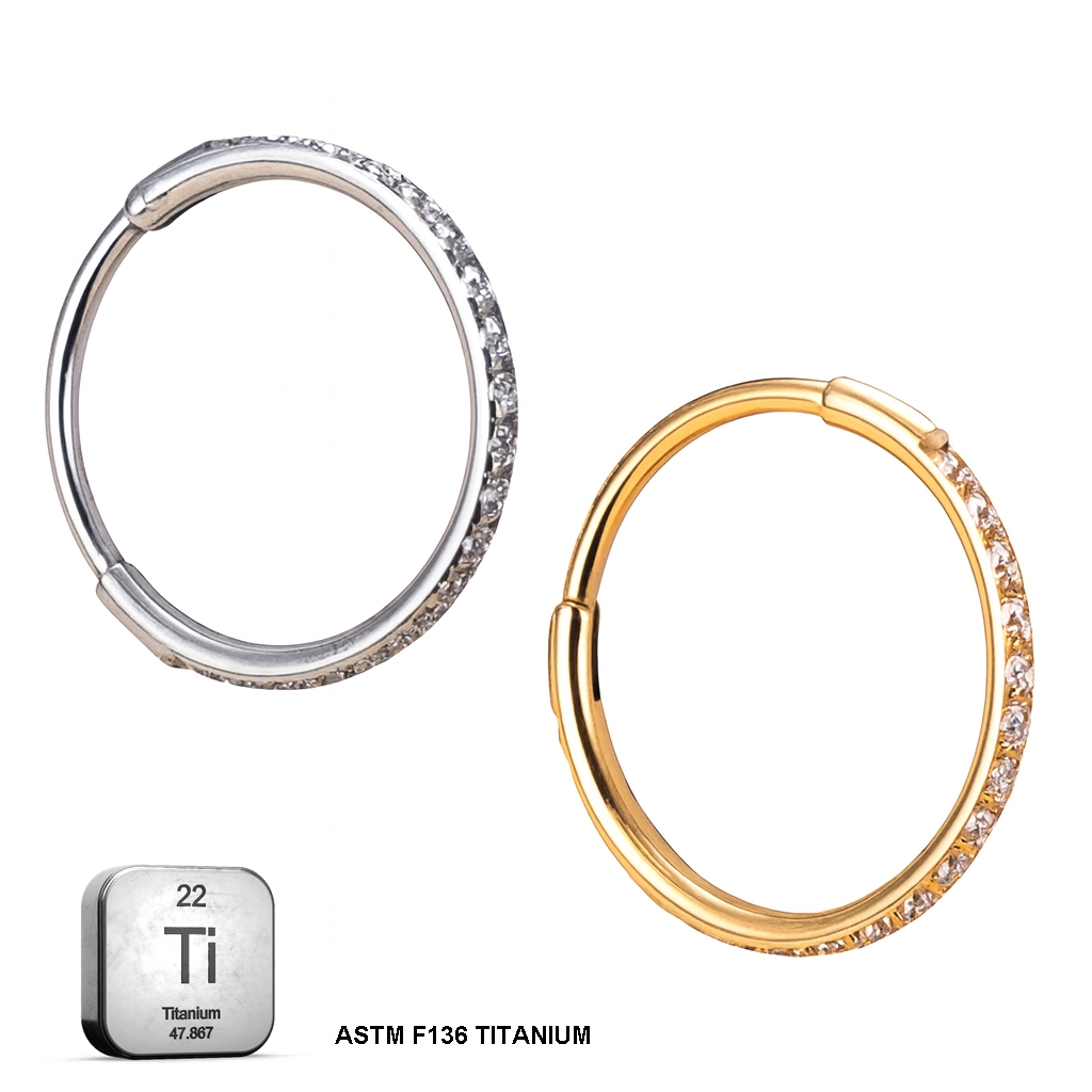 Elegant Dual-Gauge Hinged Hoop