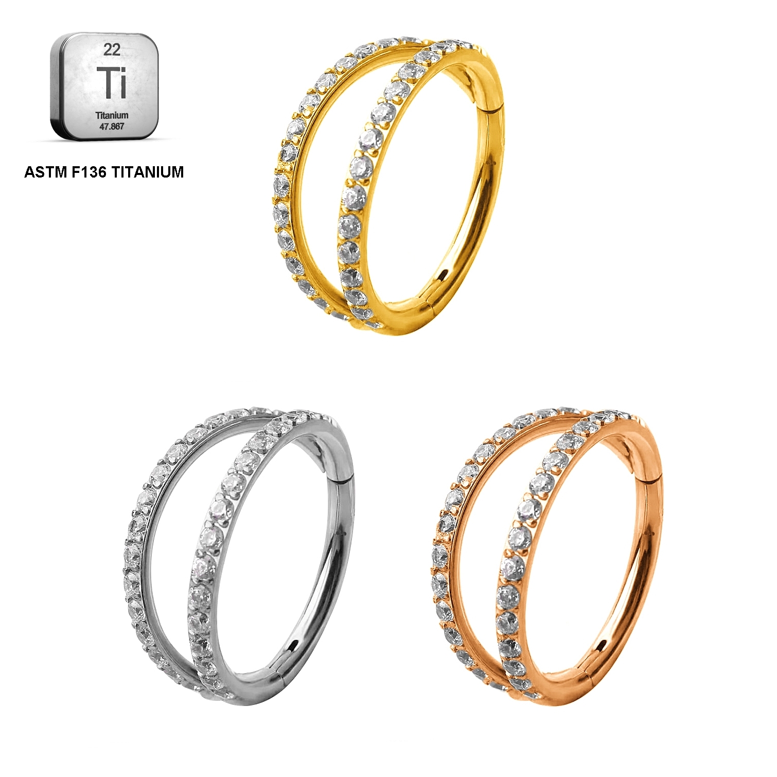 Double Row Hinged Lock Hoop