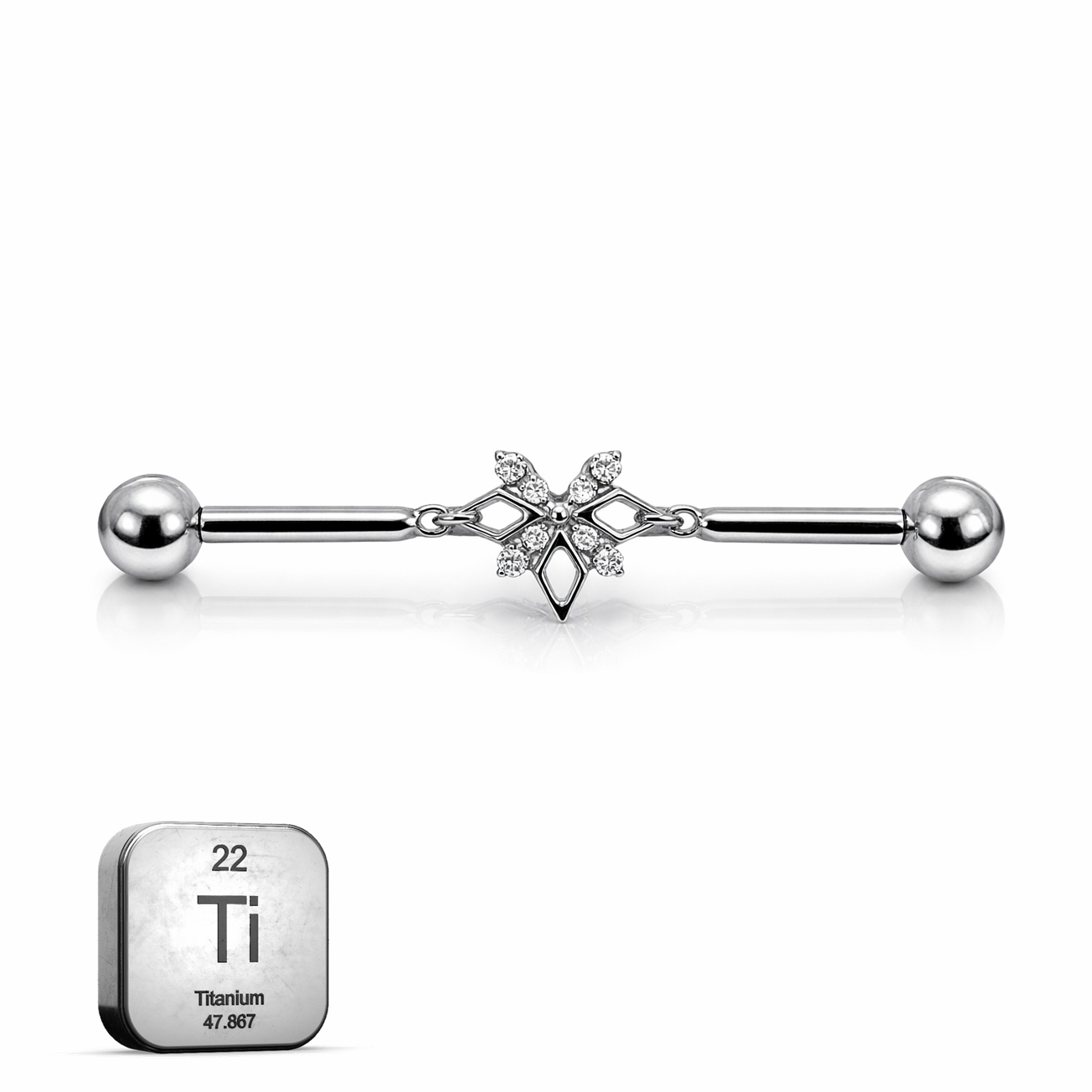 Industrial Star Link Barbell – Implant Grade Titanium